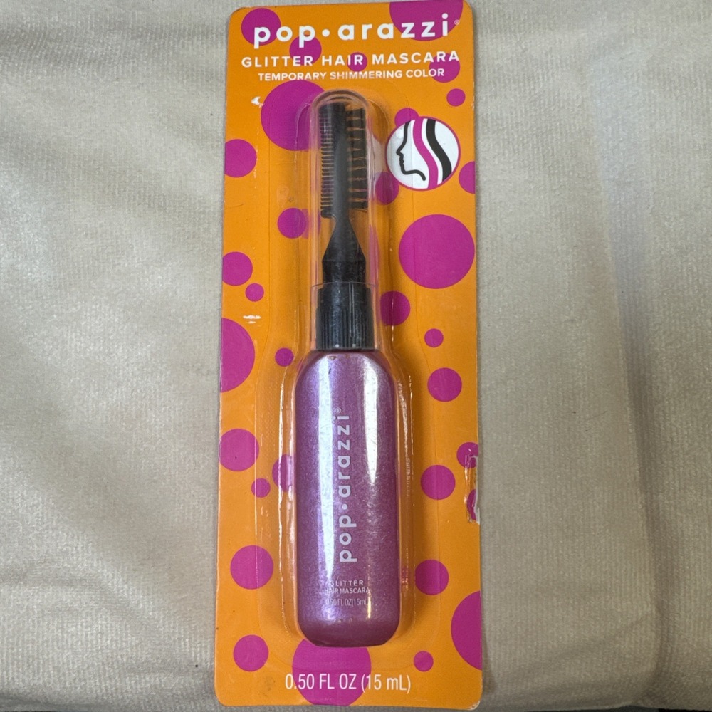 Pop-Arazzi Glitter Hair Mascara Pink‎